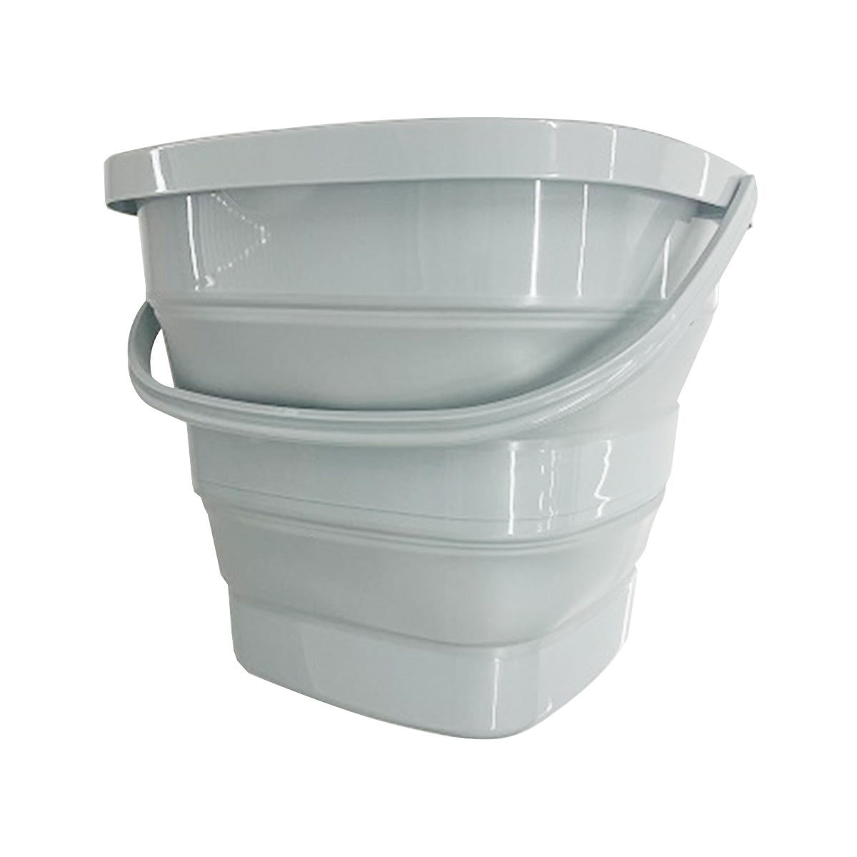 折りたたみバケツ 10L グレー 315036