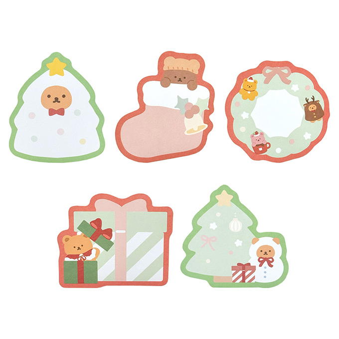 フレークシール ベアクリスマス柄 316111