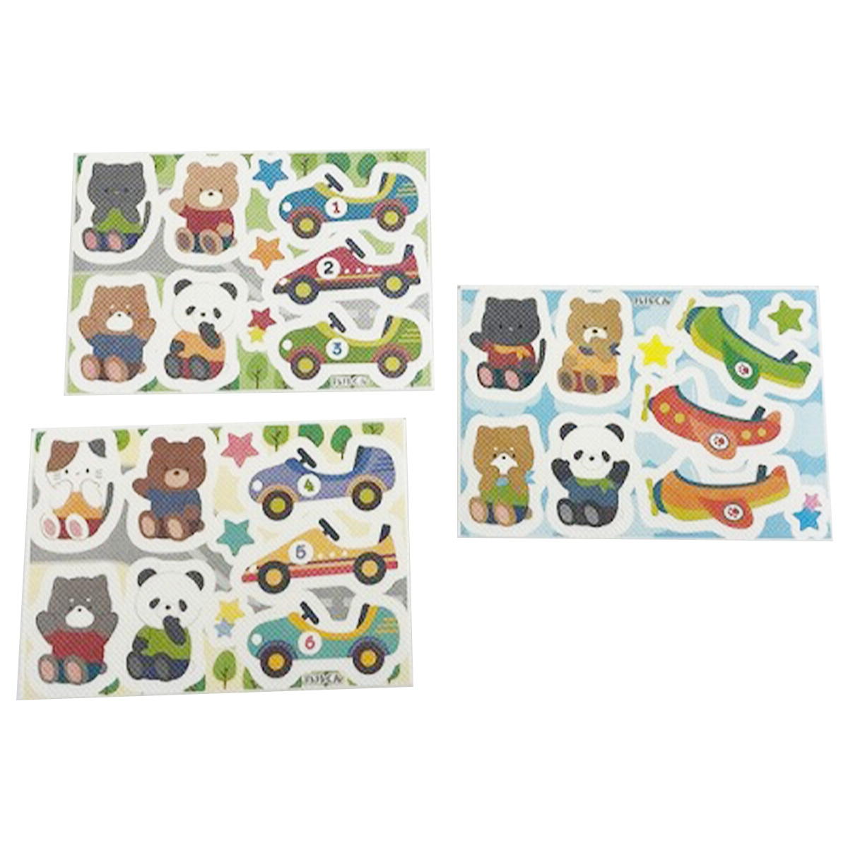 【在庫限り】バルくん 虫こないでシール のりもの柄 318011