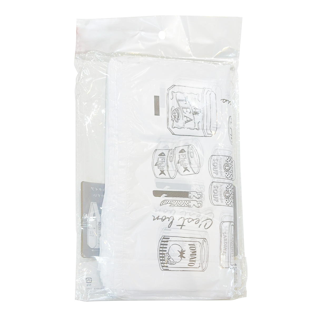 バイオマス袋 M 50枚缶柄 319323