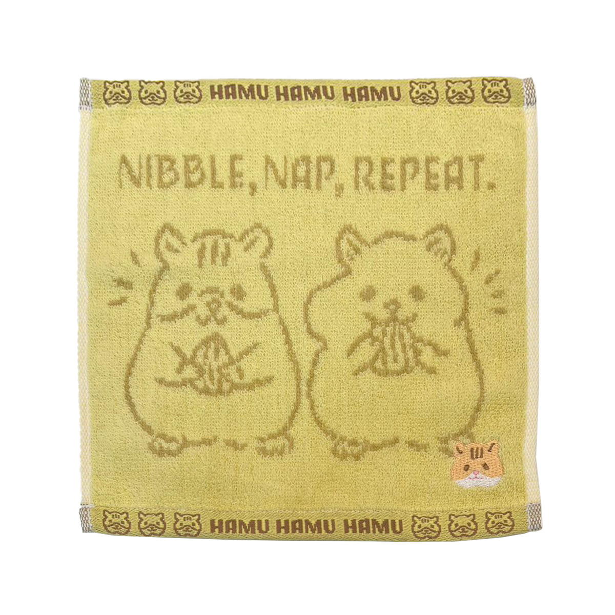 ミニタオル ハムスター イエロー 319327