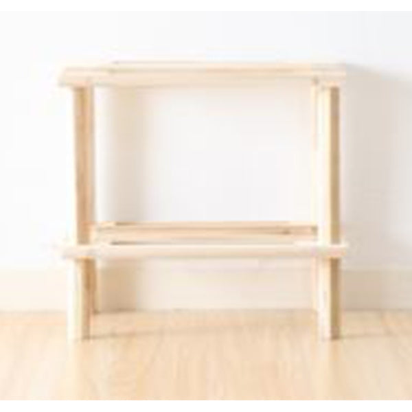 ラック 棚 木製 2段 diy 収納棚 おしゃれ 北欧 マルチフリーラック ハーフサイズ 31.5×19.5×29.5cm ナチュラル 320316