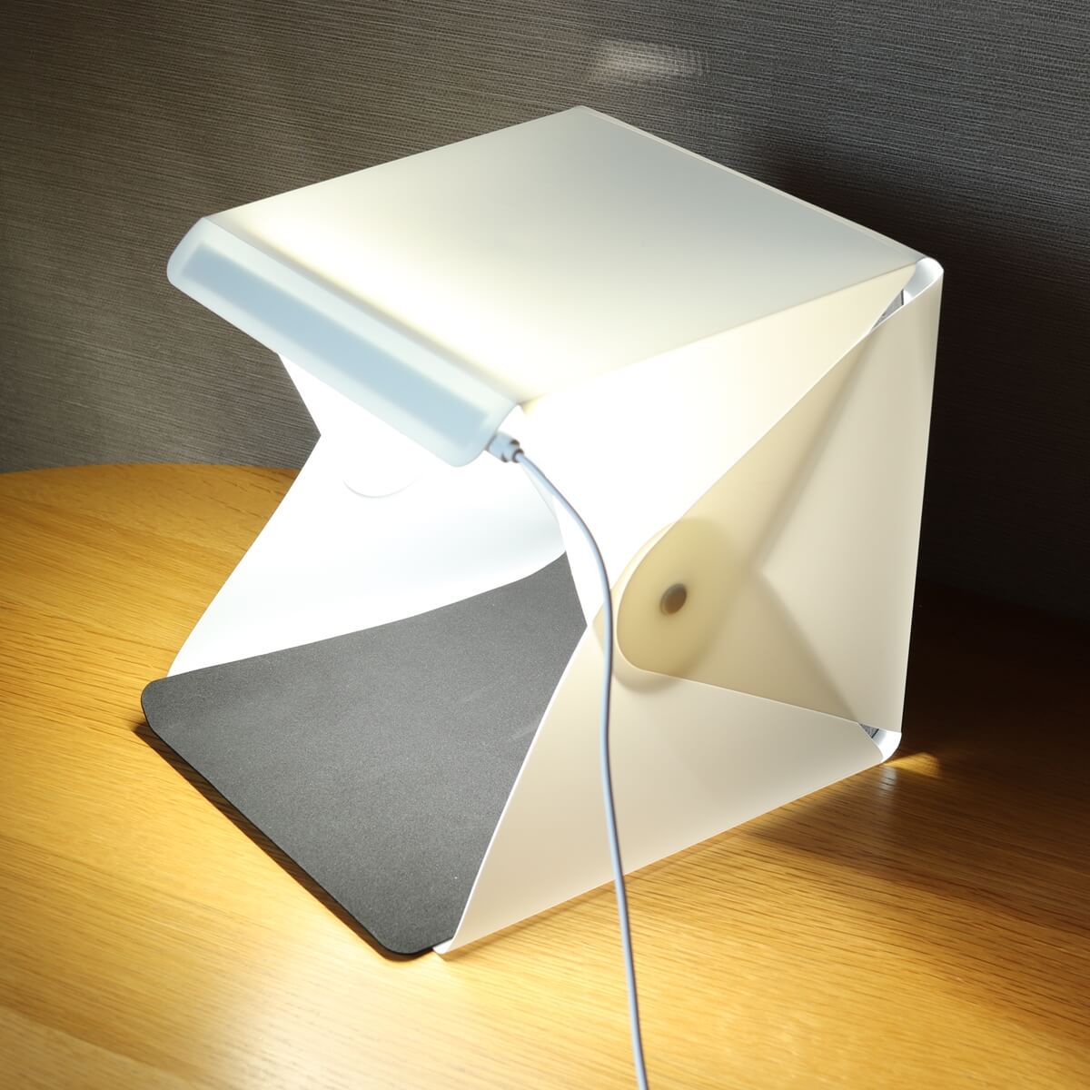 撮影ボックス 撮影キット 22cm LEDライト付 ミニスタジオ 商品撮影キット 321540