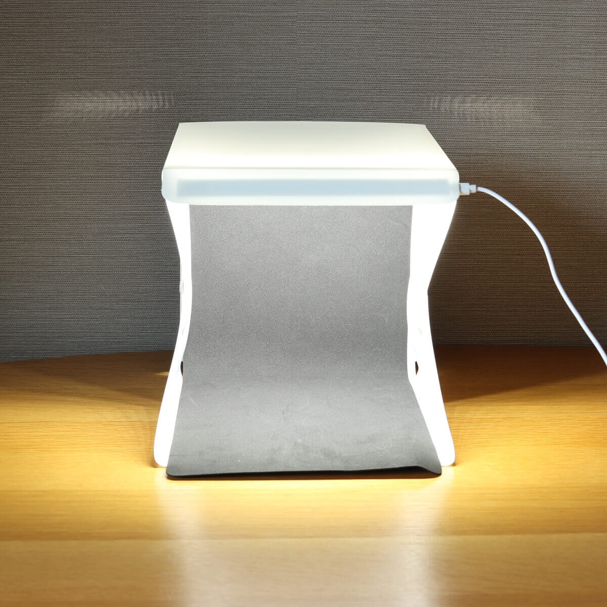 撮影ボックス 撮影キット 22cm LEDライト付 ミニスタジオ 商品撮影キット 321540