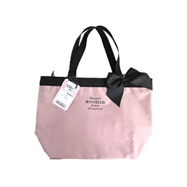保冷バッグ おしゃれ  折りたたみ  スポーツ クーラーバッグ クーラーボックス リボン付 ピンク 321952