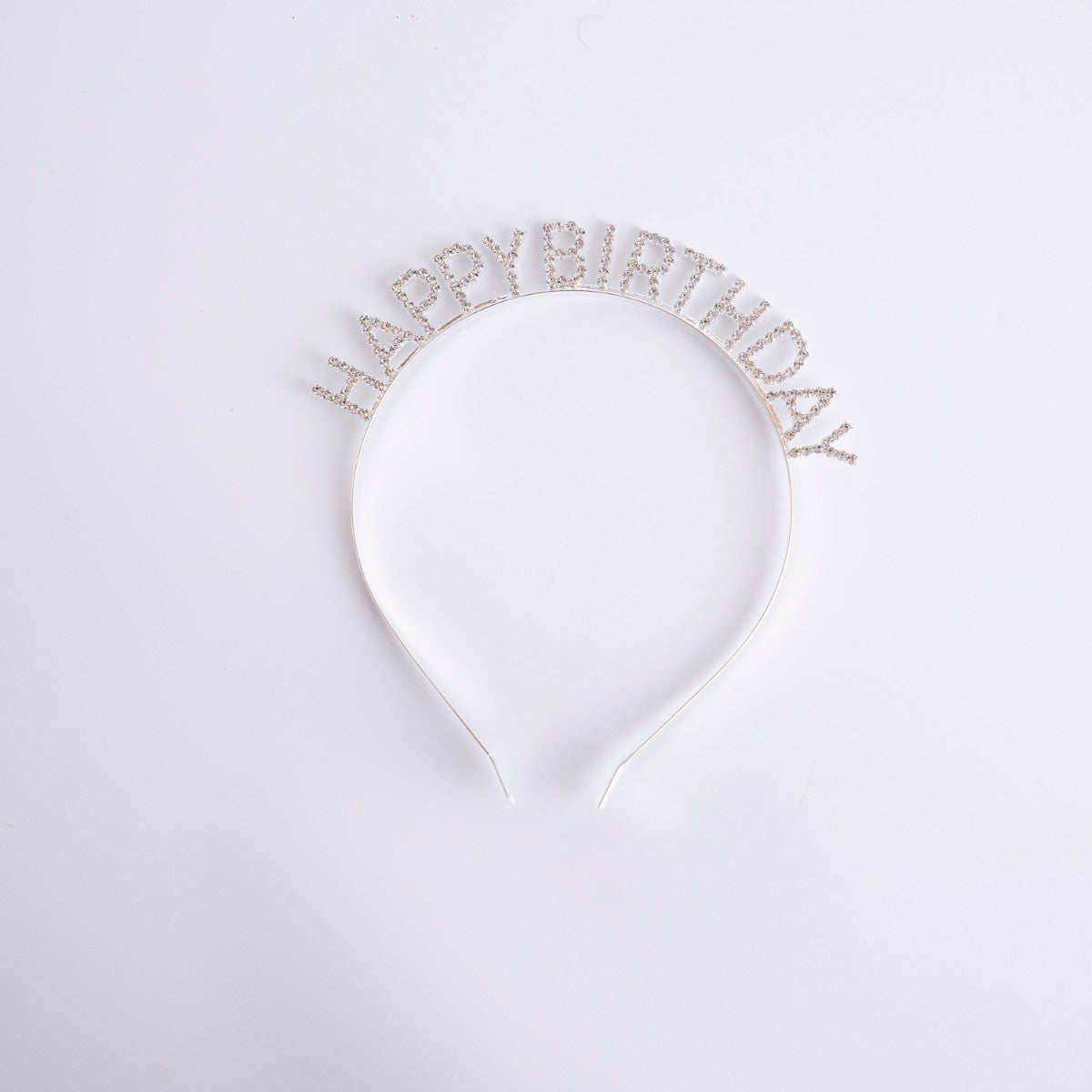 バースデーカチューシャ ラインストーン シルバー 321996