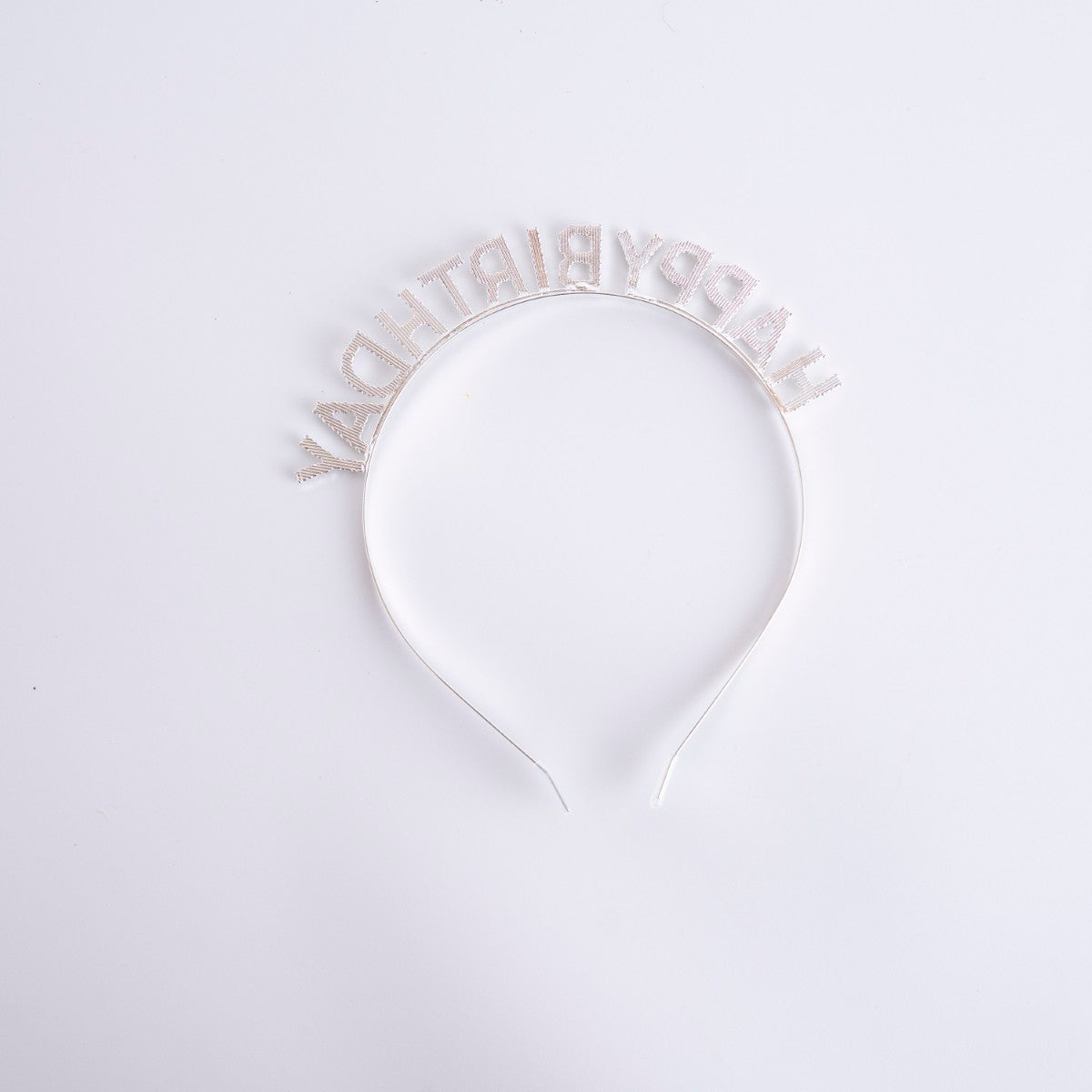 バースデーカチューシャ ラインストーン シルバー 321996