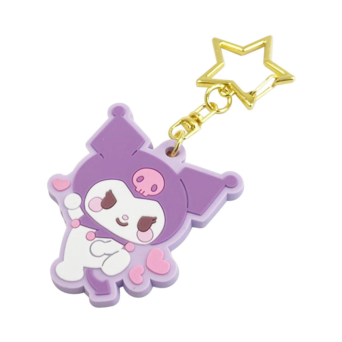 sanrio クロミ ラバーキーホルダー むきゅむきゅ 322102