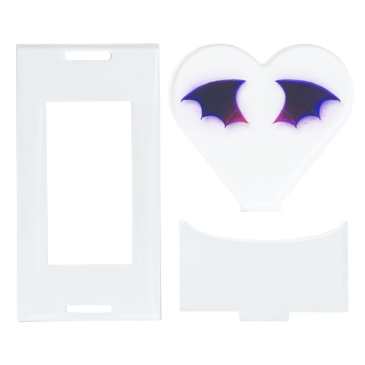 アクリルスタンド アクスタ 背景付きぬいぐるみスタンド 悪魔の羽柄 俵型ぬい用 ぬい活 322242