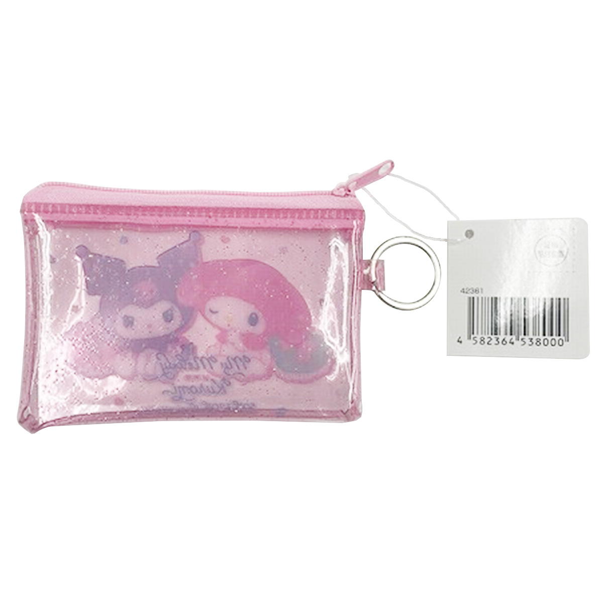 【在庫限り】sanrio メロクロバースデーリング付きポーチ 322274