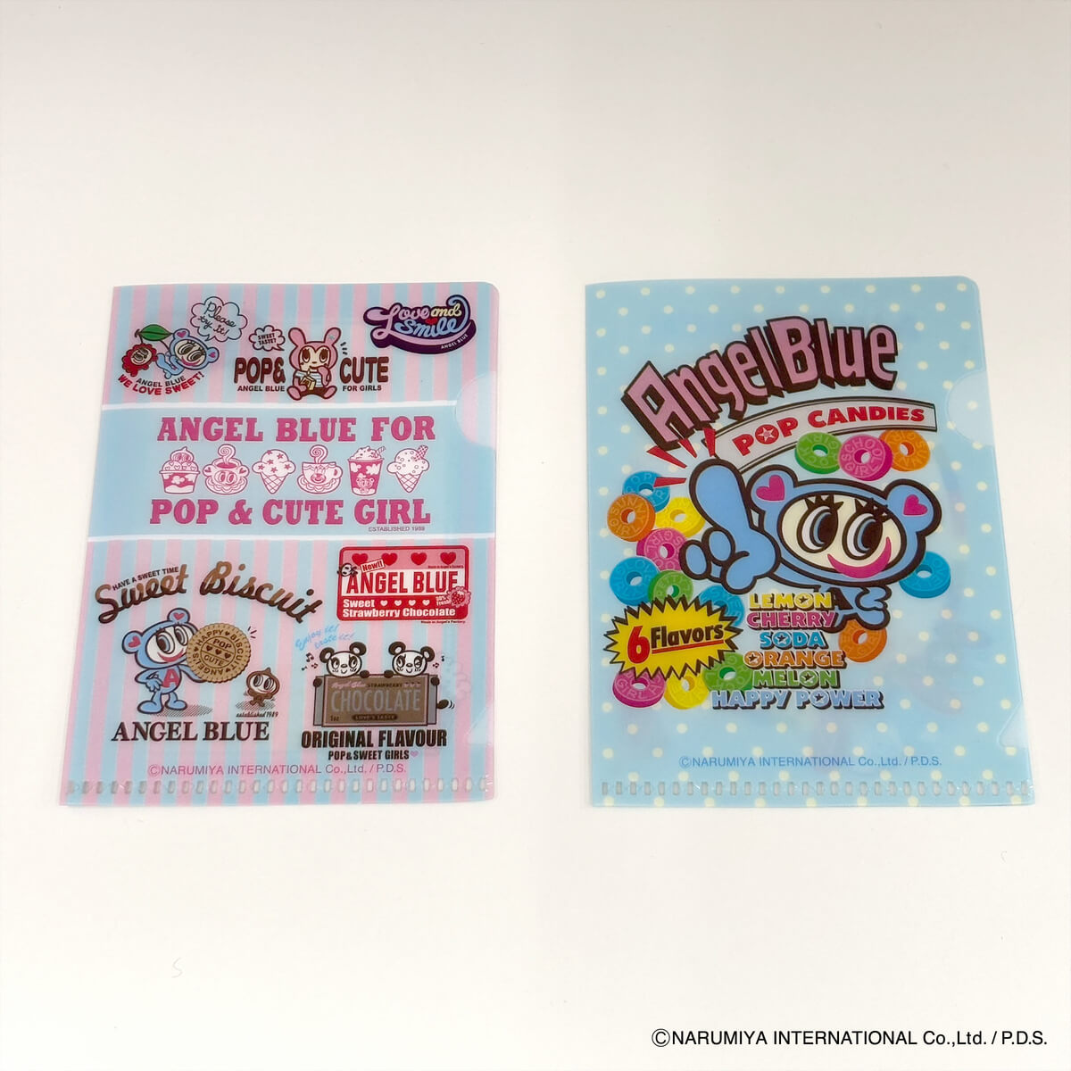 【OUTLET】ANGEL BLUE ミニクリアフォルダー2P 322652