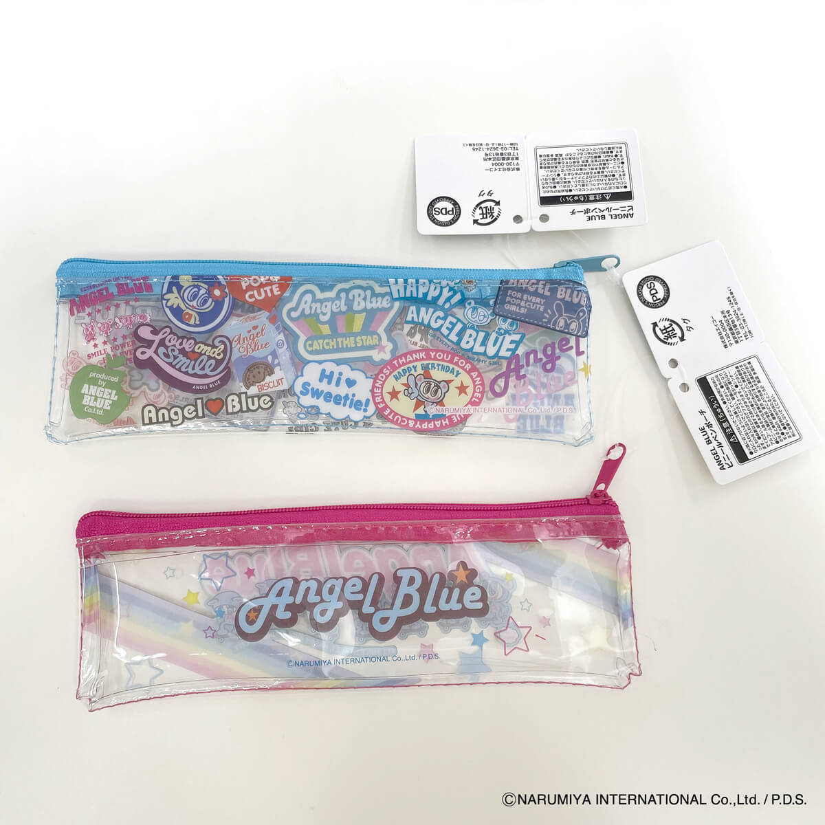 ANGEL BLUE ビニールペンポーチ 322655