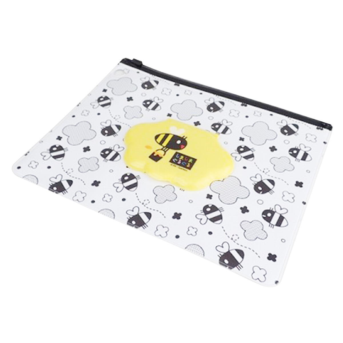 フタ付きWシートポーチ はち 322665