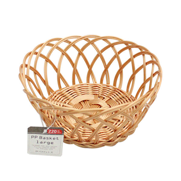 【在庫限り】小物入れ 雑貨入れ PPバスケットPPバスケット 大きめ 24x10cm 322960
