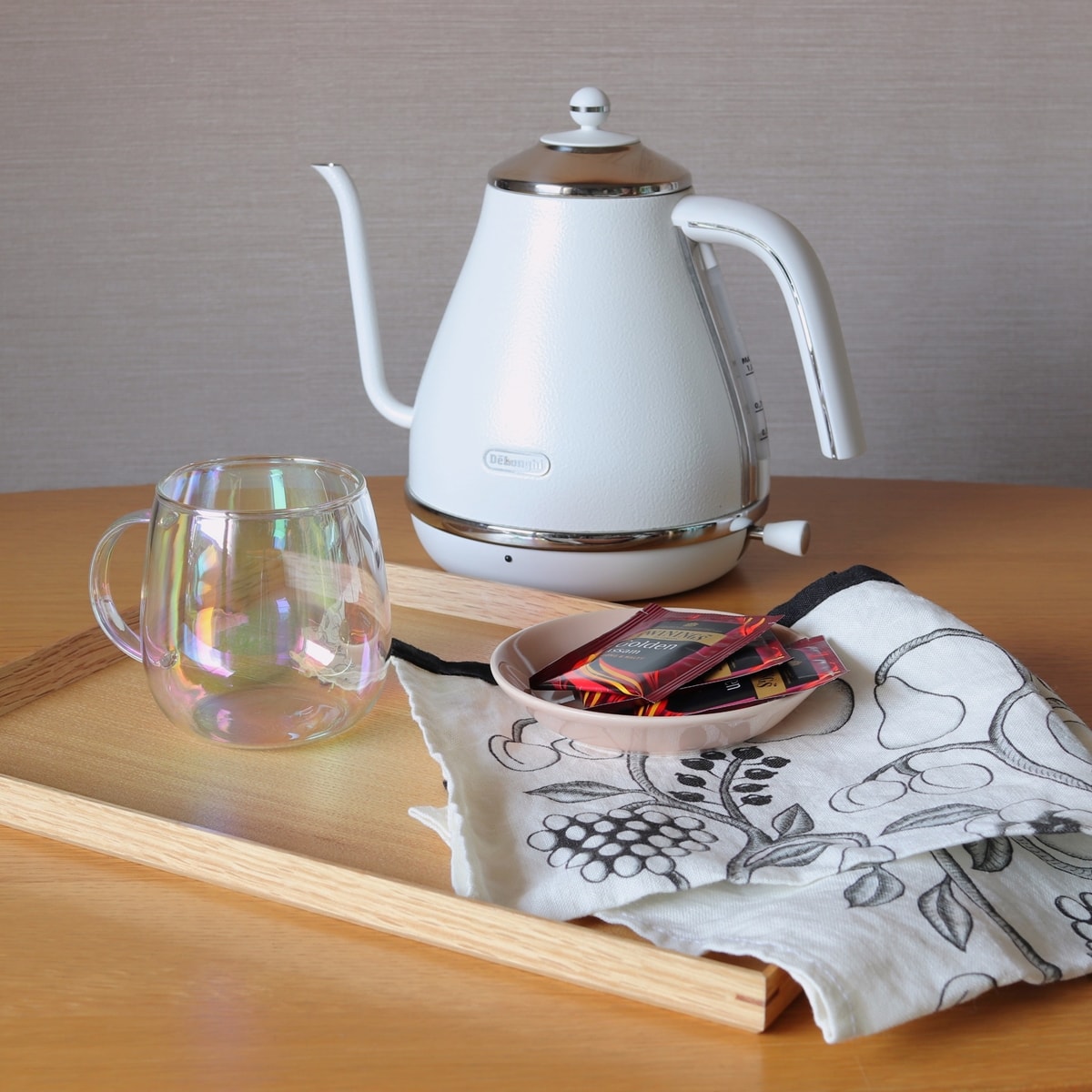 ガラスマグカップ 耐熱オーロラガラスマグ 約450ml 323026