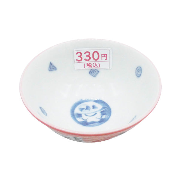 【OUTLET】お茶わん 飯碗 お茶碗 ダルマ柄 中サイズ 323387