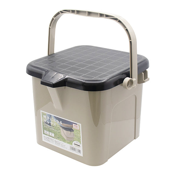 収納ボックス 簡易チェア 野外チェア イス アウトドア 椅子にもなるボックス 9L アウトドア 釣り 323965