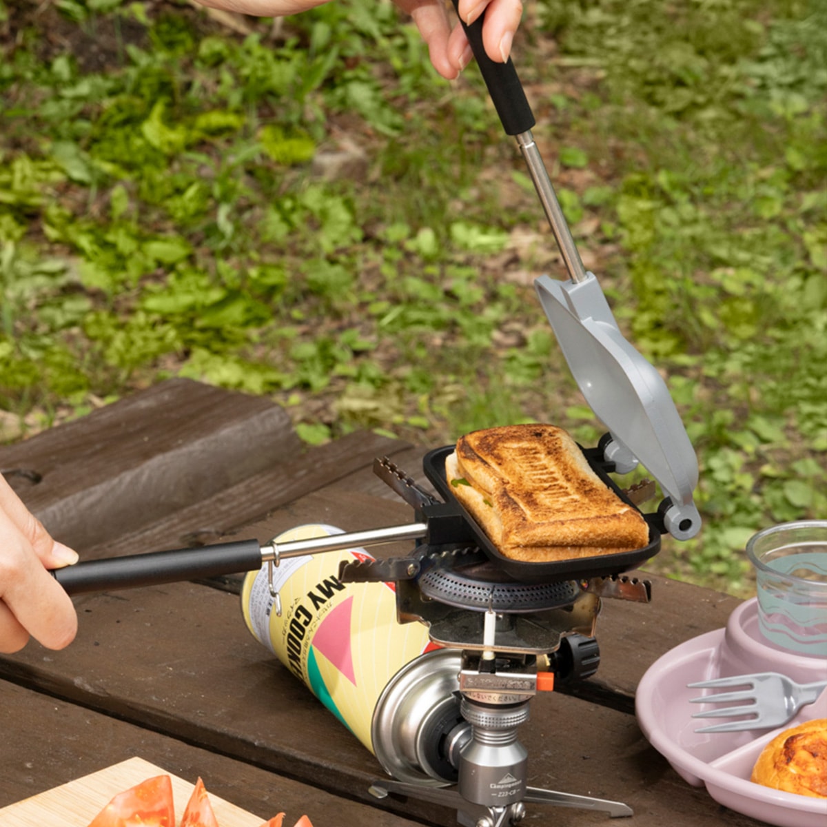 【OUTLET】【WEB限定】ホットサンドメーカー ホットパン 直火 1枚専用 ミニフライパン ストレージホットパン モンターナ(Montagna) HAC3458 1枚専用 323967