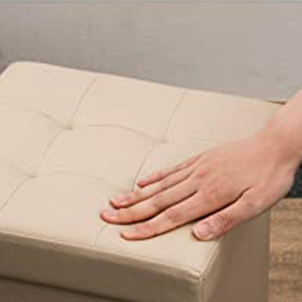 【WEB限定】スツール 収納 収納付き ボックス おしゃれ ブラック 34x34x33cm 323972