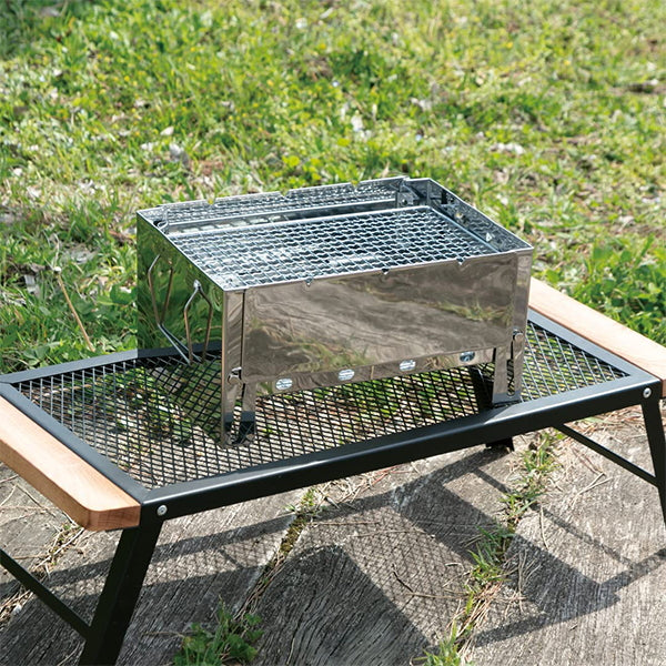 【在庫限り】【WEB限定】武田コーポレーション BBQ・焼肉・グリル シルバー 30×21×15cm ウルトラコンパクトグリル UCG22-3021 323984