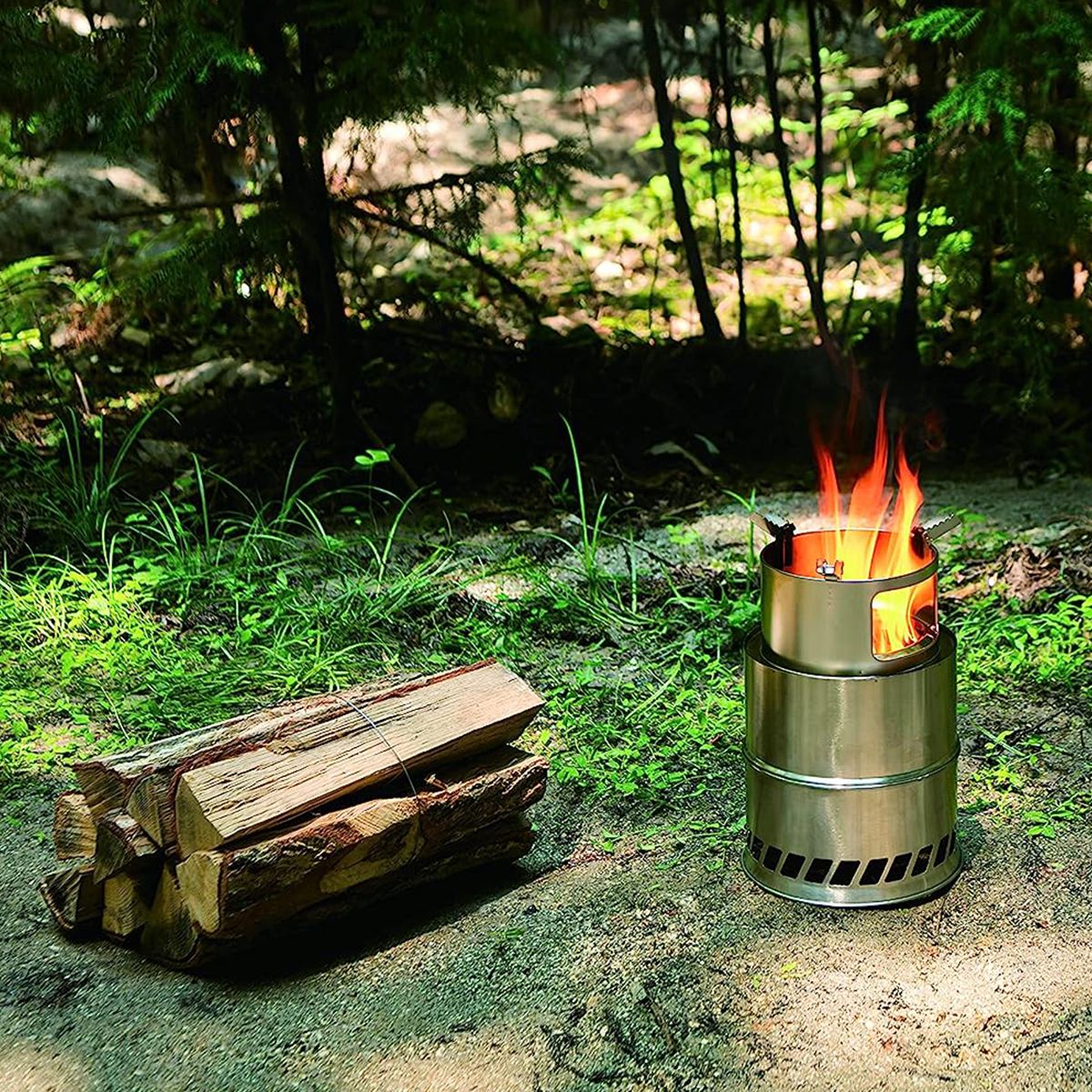 【WEB限定】武田コーポレーション キャンプストーブ 薪 ミニ 高火力 BBQ アウトドア L 323991