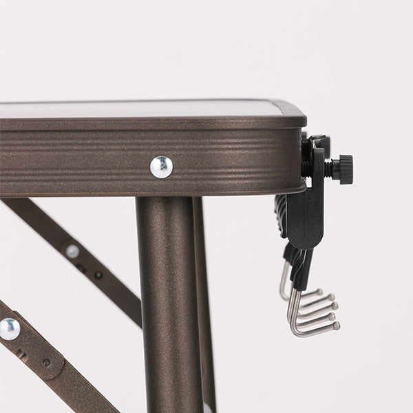 【WEB限定】武田コーポレーション テーブル用・フックポール・取り付け ブラック 36×3×9.5cm TFP22-65 324013