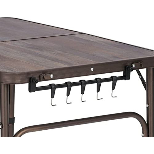 【WEB限定】武田コーポレーション テーブル用・フックポール・取り付け ブラック 36×3×9.5cm TFP22-65 324013