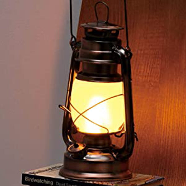 【WEB限定】ランタン led LED 災害用 電池式 武田コーポレーション ブラウン 14.5×11.5×25cm レトロランタン25 324014