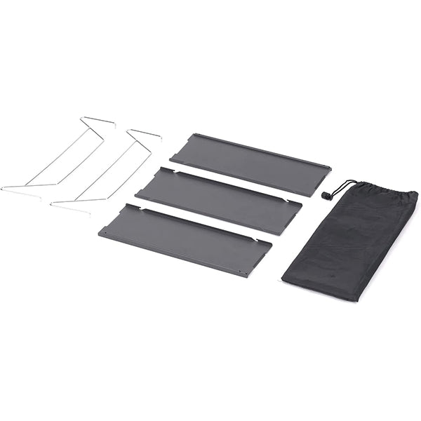 【WEB限定】アウトドアテーブル 武田コーポレーション アルミ グレー 35×25×10cm アルミボードテーブル 2タイプ ABT22-3TP 324066