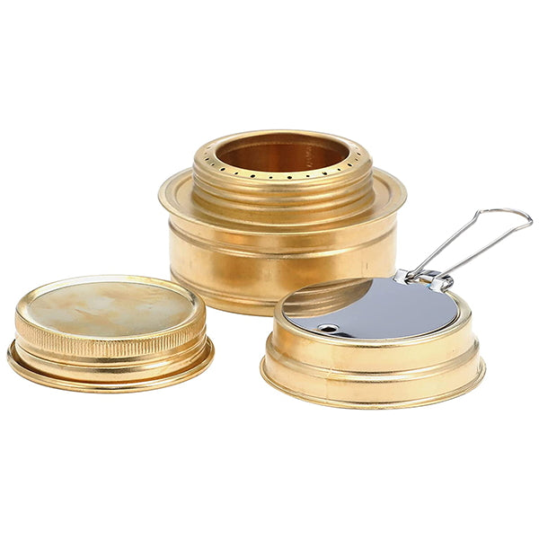 【WEB限定】アルコールストーブ 調整蓋付 バーナー 武田コーポレーション ゴールド 7.5×7.5×5cm ALS21-GD 324069