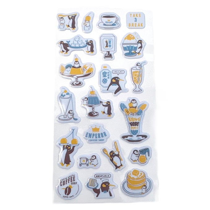 ちまぷくシール 喫茶皇帝ペンギン 324184