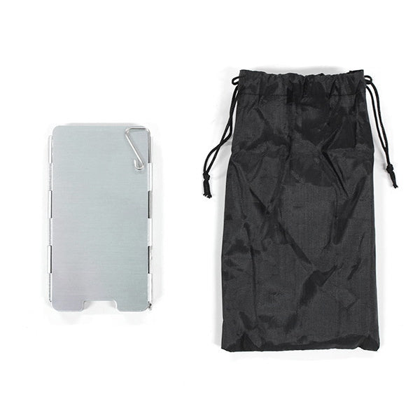 ウインドスクリーン 風よけ 防風板 折りたたみ式 アルミ 8枚 324694