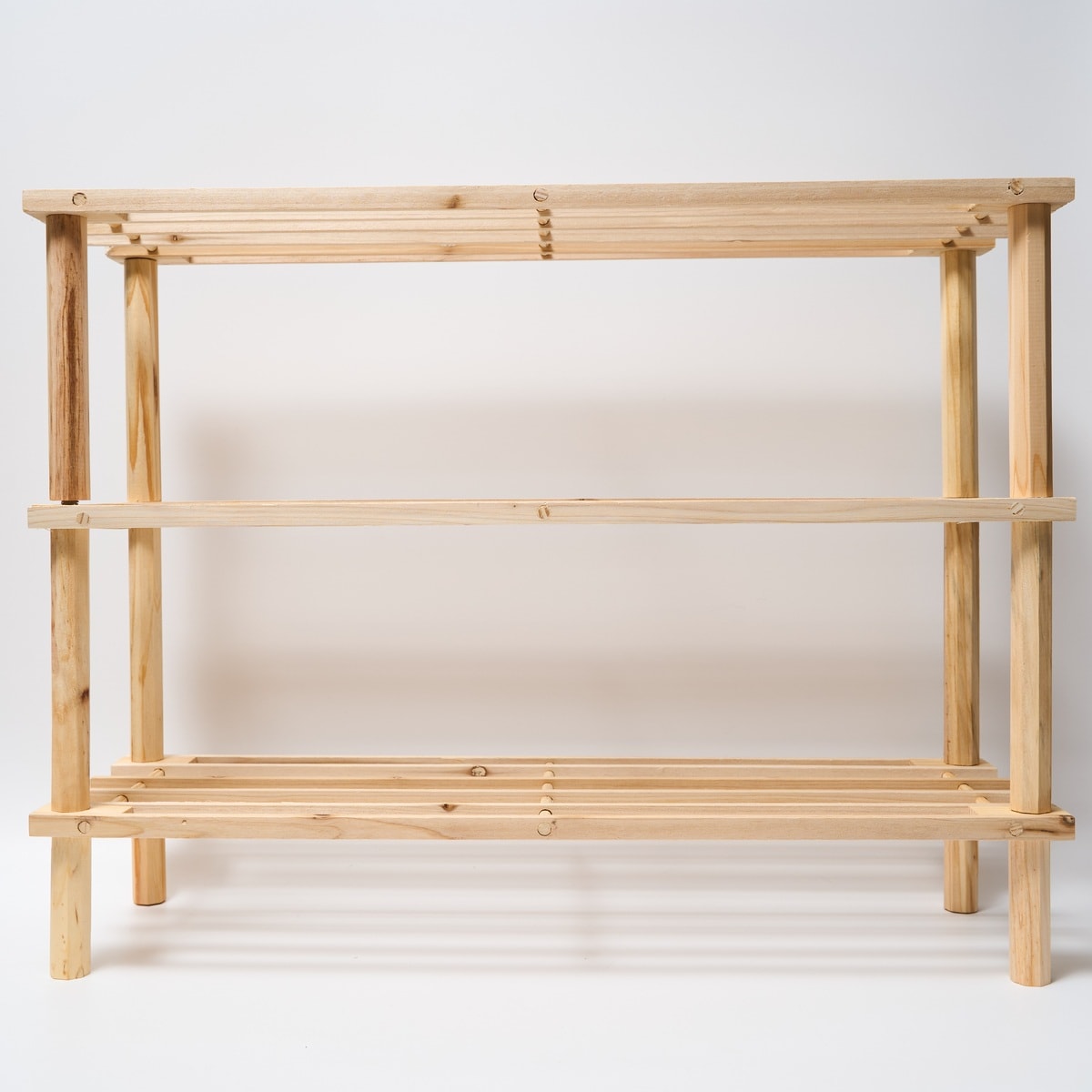 ラック オープンラック 物品棚 小棚 木製 3段 diy 収納棚 おしゃれ 北欧 マルチフリーラック 63×19.5×48.5cm ナチュラル 325102