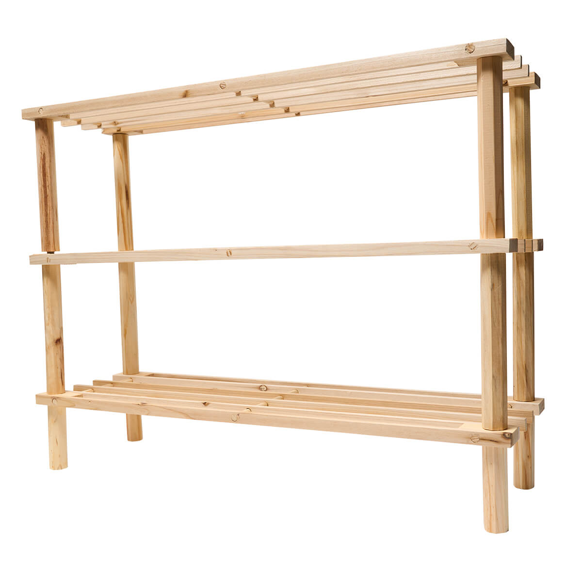 ラック オープンラック 物品棚 小棚 木製 3段 diy 収納棚 おしゃれ 北欧 マルチフリーラック 63×19.5×48.5cm ナチュラル 325102