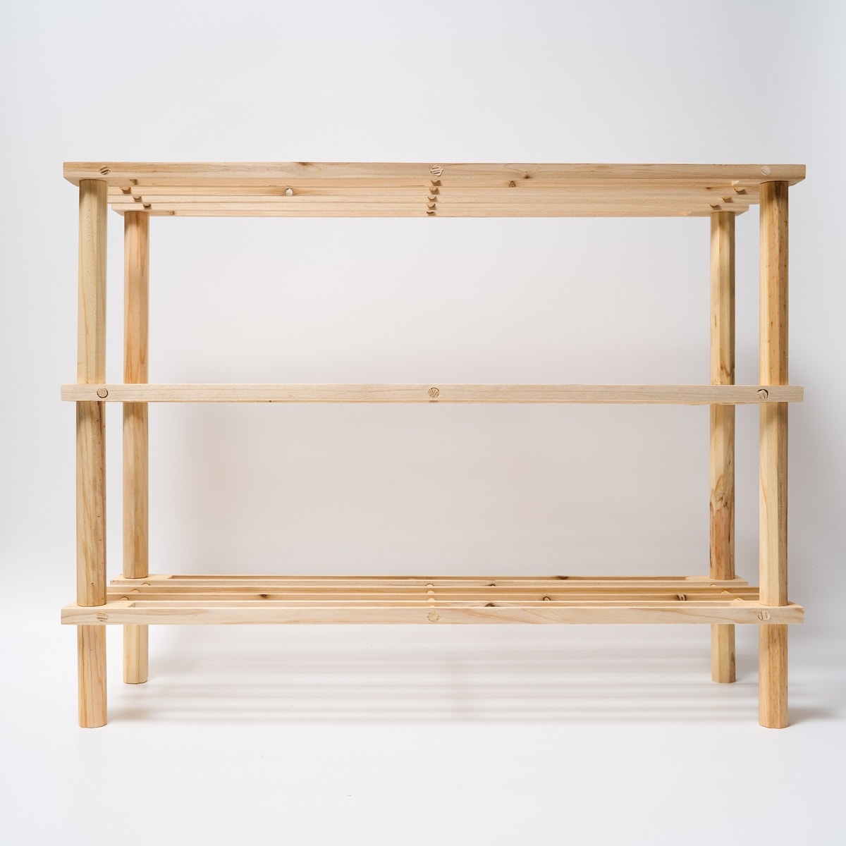 ラック オープンラック 物品棚 小棚 木製 3段 diy 収納棚 おしゃれ 北欧 マルチフリーラック 63×19.5×48.5cm ナチュラル 325102