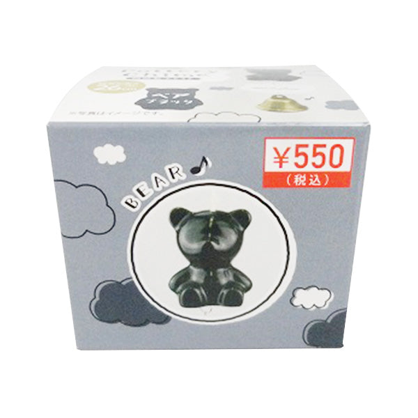 【OUTLET】チャイム ウィンドウチャイム 風鈴 呼び鈴 ベル 陶器チャイム ベア ブラック 325594