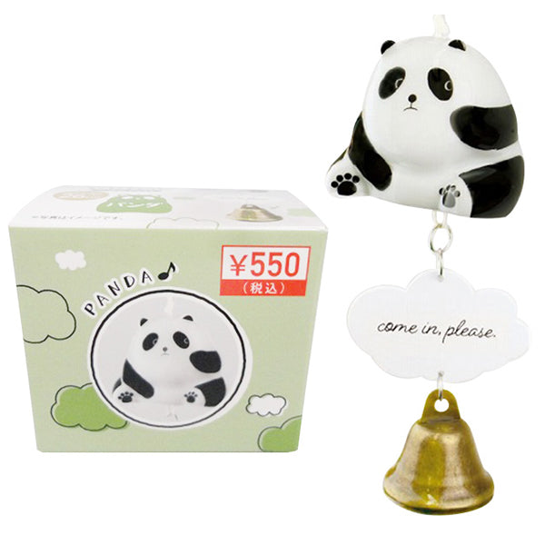 【OUTLET】チャイム ウィンドウチャイム 風鈴 呼び鈴 ベル 陶器チャイム パンダ 325596