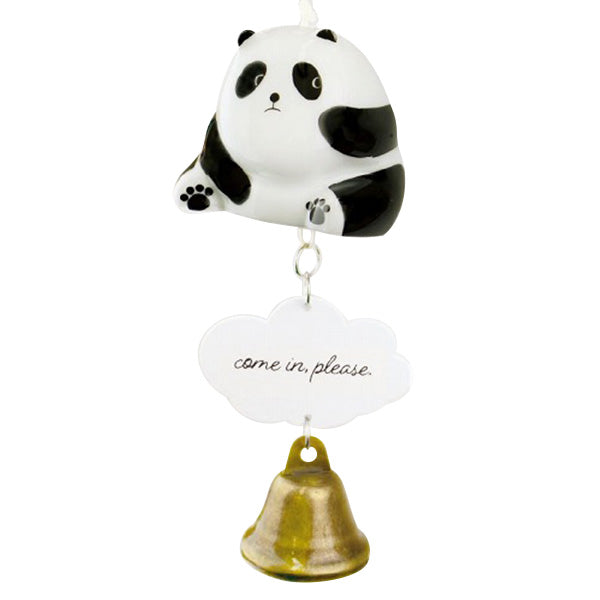 【OUTLET】チャイム ウィンドウチャイム 風鈴 呼び鈴 ベル 陶器チャイム パンダ 325596