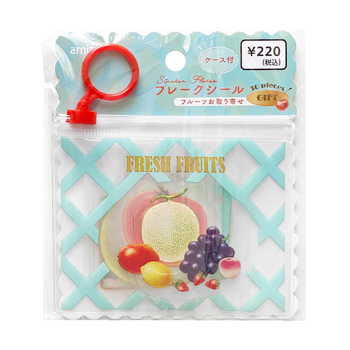 【在庫限り】フレークシール 30P フルーツお取り寄せギフト 326007