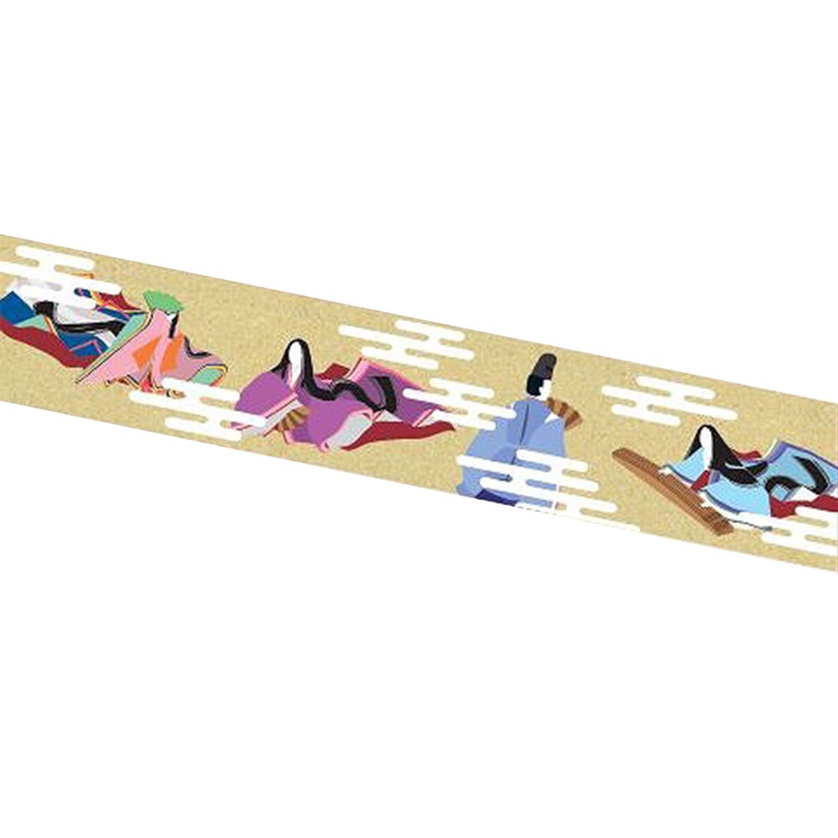 【OUTLET】ワイドマスキングテープ 平安絵巻 マステ 3m 326608