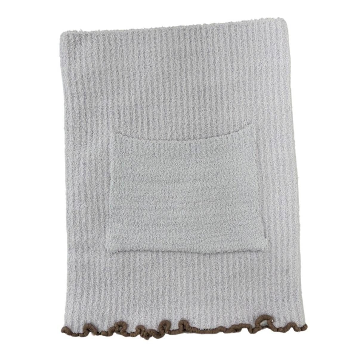 【在庫限り】ニットはらまき ポケット付 LVシアバター加工 326634