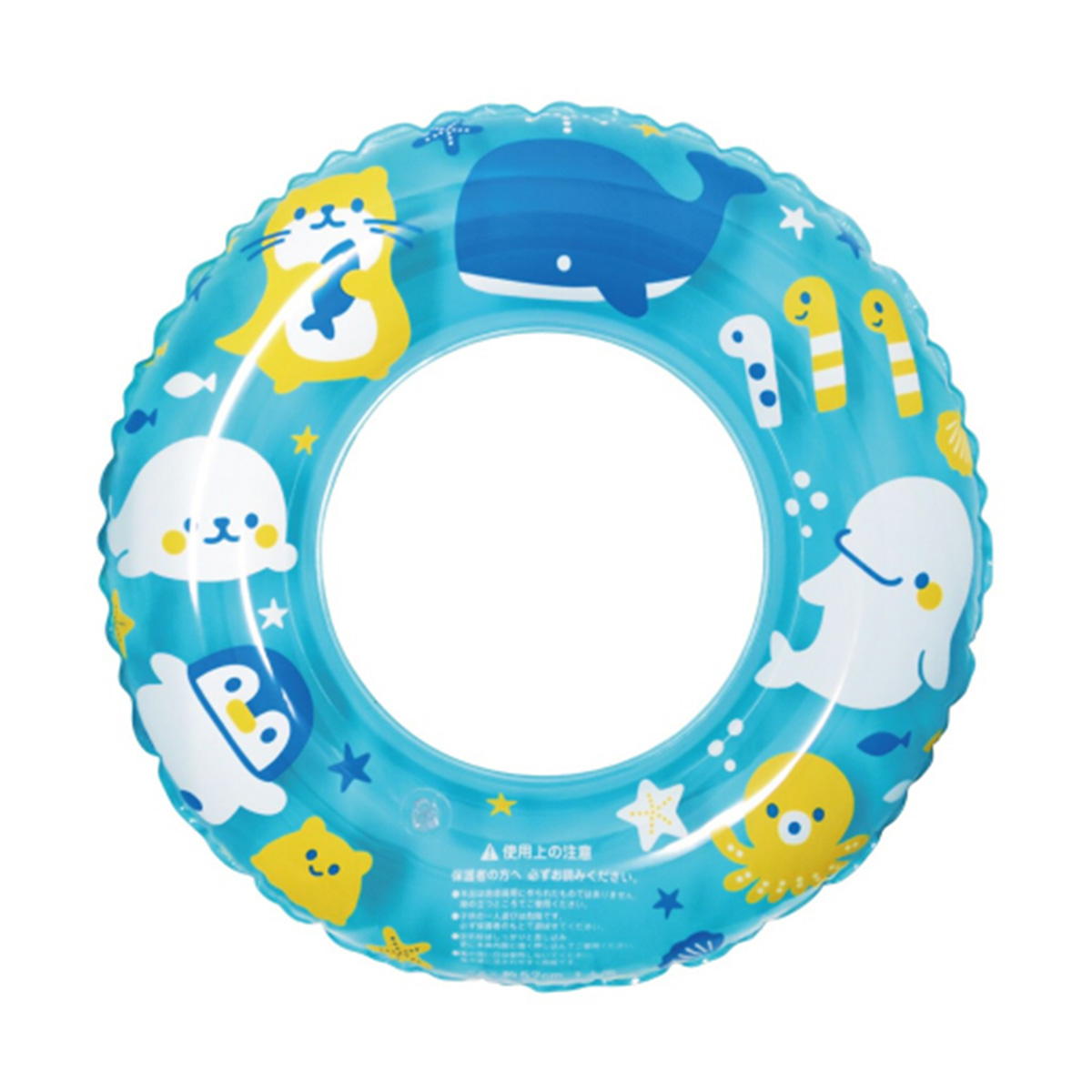 キッズ浮き輪 ブルー海柄 327434