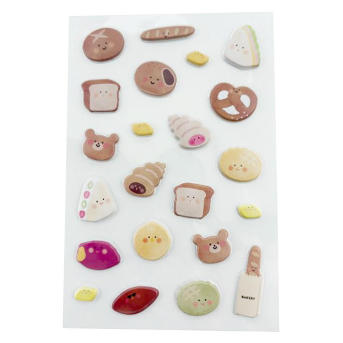 ぷっくりふわふわシール BreadBoys 327629