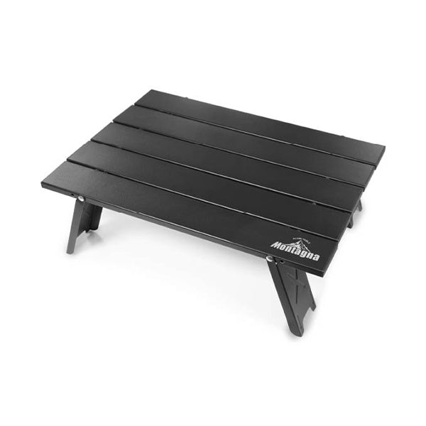【WEB限定】アウトドアテーブル 折りたたみ ローテーブル Montagna モンターナ  アウトドア キャンプ 40×29cm ブラックアルミテーブル HAC3017 328504