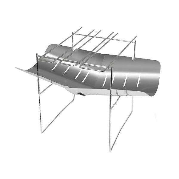 【在庫限り】【WEB限定】焚き火台 ポータブル焚き火&グリル 焼き網付き 38.5×25.5×26.5cm Montagna モンターナ 収納バッグ付 HAC3162 328526