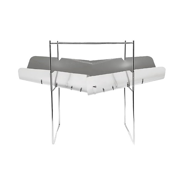 【在庫限り】【WEB限定】焚き火台 ポータブル焚き火&グリル 焼き網付き 38.5×25.5×26.5cm Montagna モンターナ 収納バッグ付 HAC3162 328526