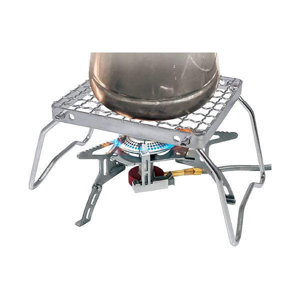 【WEB限定】グリルスタンド クッカースタンド Montagna モンターナ アウトドアグリルスタンド 五徳 シルバー W25×D18×H12cm HAC2891 シルバー 328528