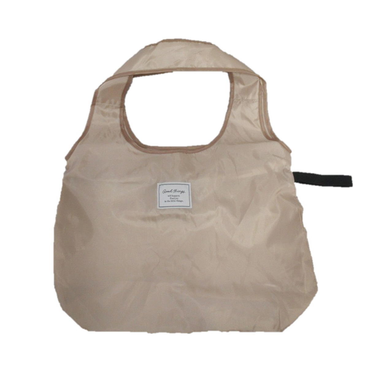 ファスナー付き肩掛け買い物バッグBE 328706