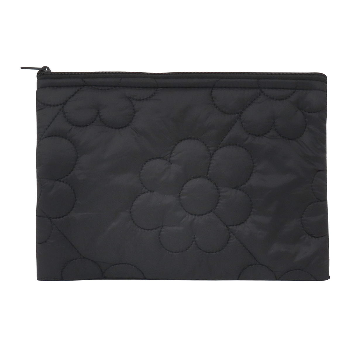 ポーチ花柄 ブラック 328707