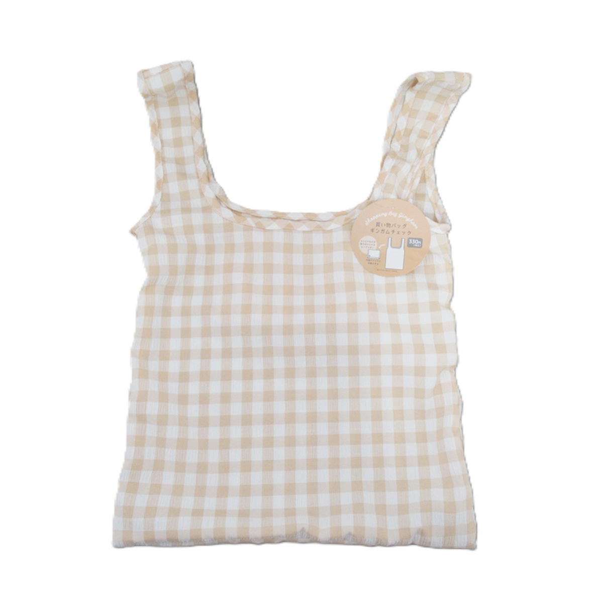 買い物バッグ ギンガムチェックBE 329089